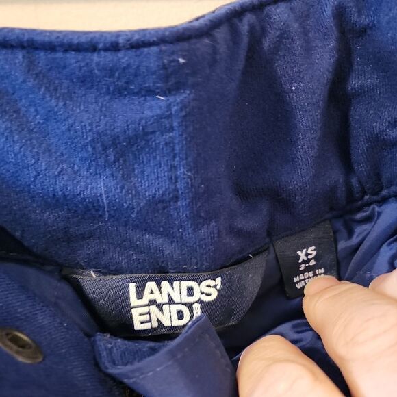 Lands End XS EUC SNOW PANTS Blue Snow Pants - Picture 2 of 6
